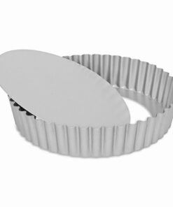 Patisse Quichevorm met Losse Bodem 20 cm Zilver