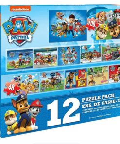 Paw Patrol 12in1 Puzzelset 25/48/100 Stukjes