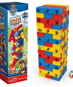 Paw Patrol Jumbling Tower 48 Houten Blokken