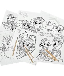 Alternative view of Paw Patrol Kleurboek met 6 Kleurpotloden