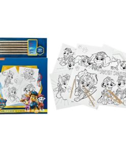 Paw Patrol Kleurboek met 6 Kleurpotloden