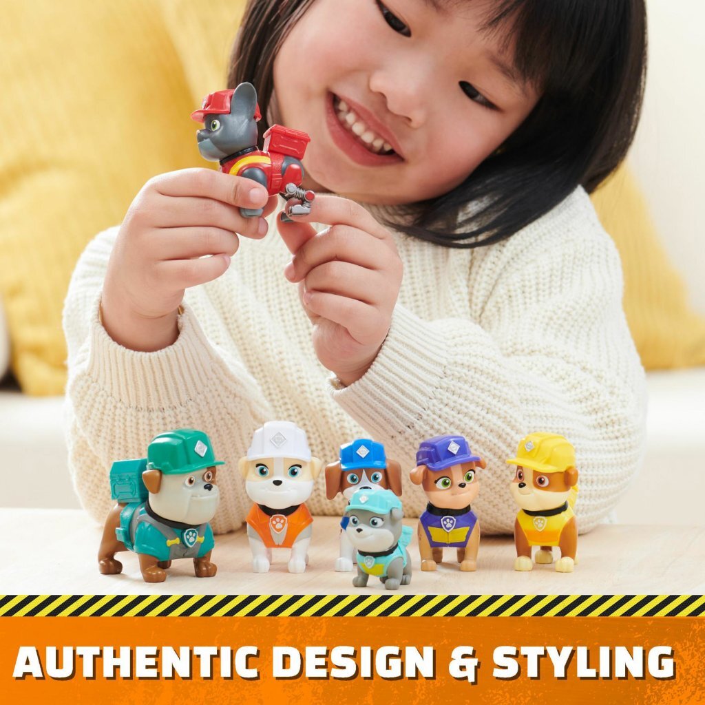 Paw Patrol Rubble and Crew Figuren 7 Stuks - Image 4