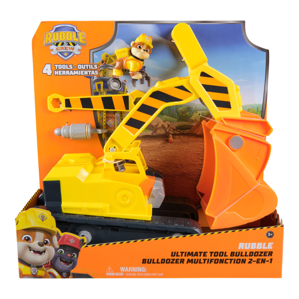 Paw Patrol Rubble and Crew Rubble Deluxe Vehicle - Image 5
