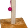 Pet Toys Krabpaal met Balletje Hout 30 x 35 cm