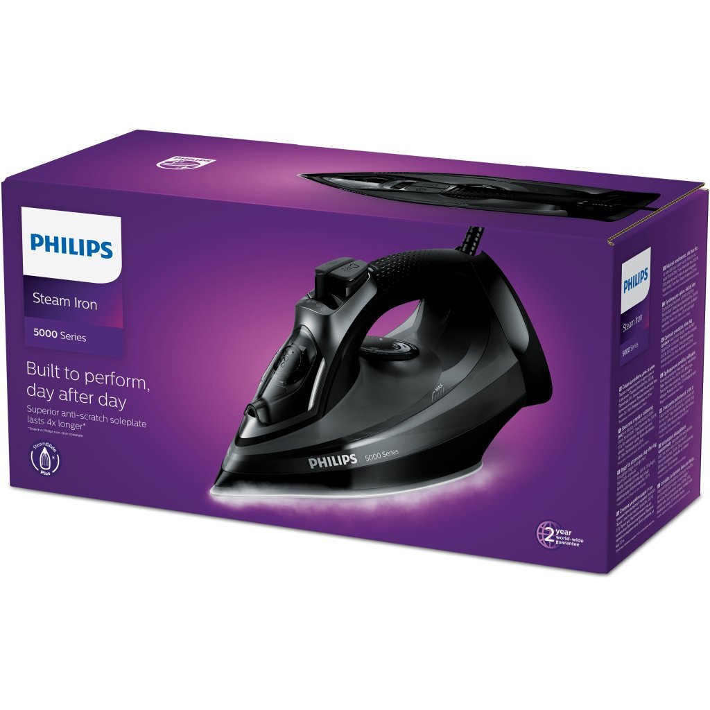 Philips DST5040/80 Stoomstrijkijzer Zwart - Image 2
