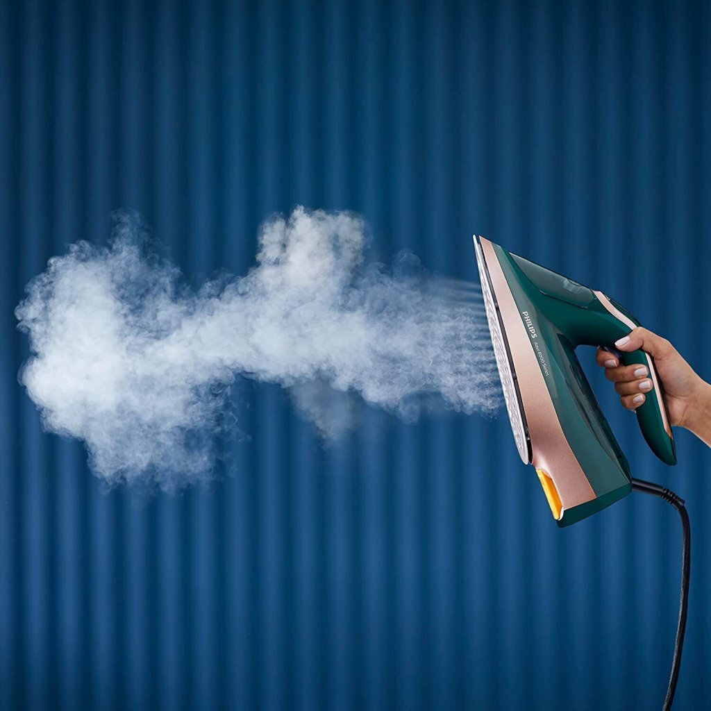 Philips DST8030/70 Azur 8000 Series Stoomstrijkijzer Groen/Goud - Image 2