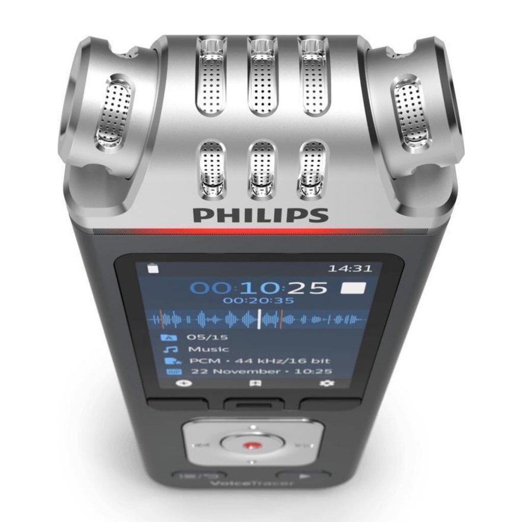 Philips DVT7110 VoiceTracer Audiorecorder Antraciet/Chroom - Image 3
