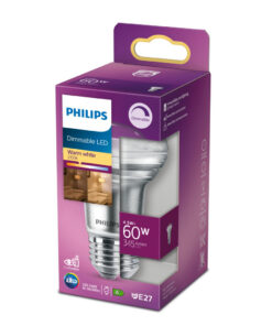 Alternative view of Philips Dimbaar LED Reflectorlamp 60W E27 Warm Wit