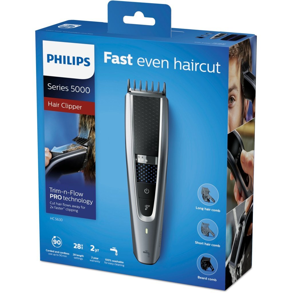 Philips HC5630/15 Series 5000 Trimmer Grijs/Zilver - Image 2