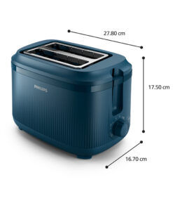 Alternative view of Philips HD2511/70 Broodrooster Elias Malibu Blue