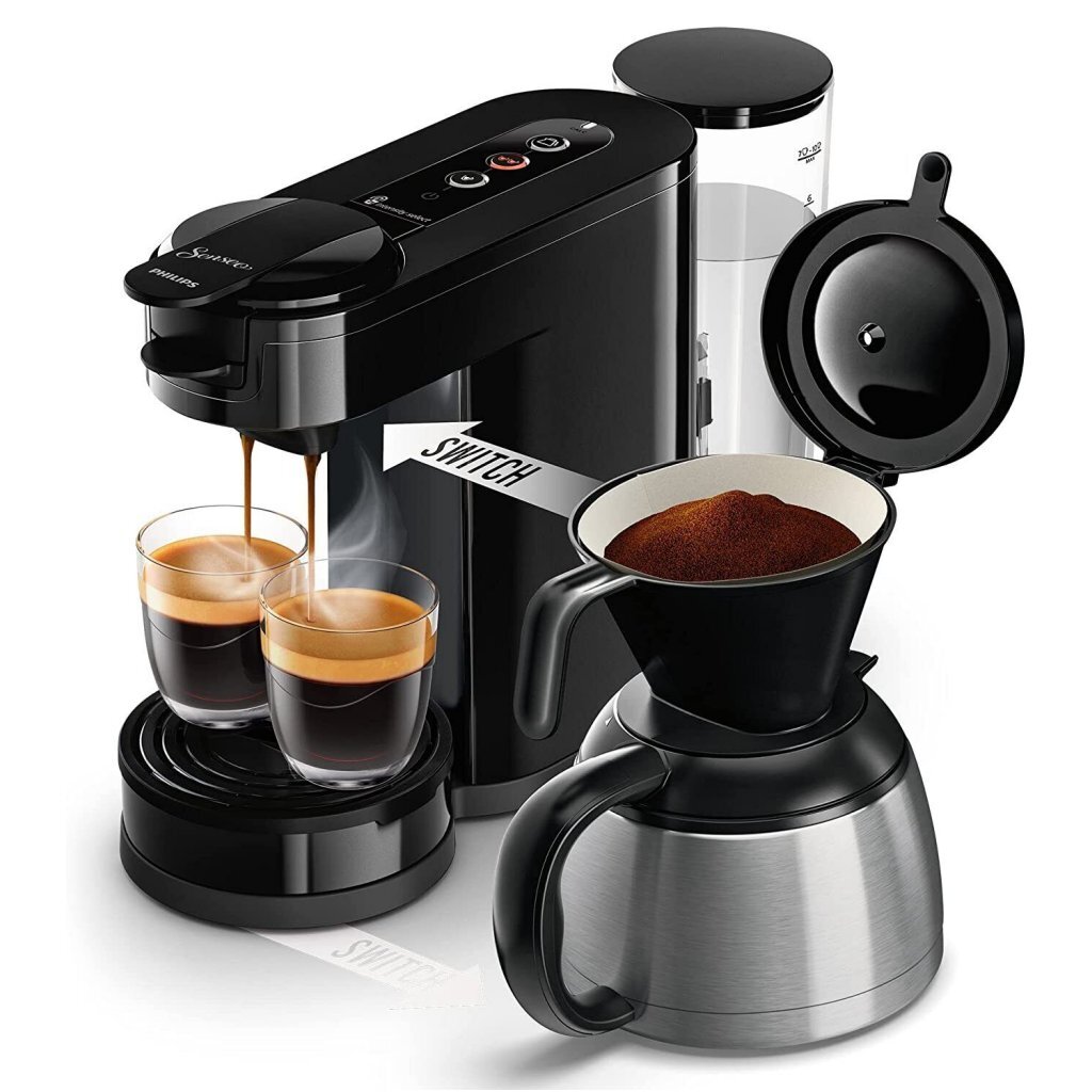 Philips HD6592/64 SENSEO Switch Pad- en Filterkoffiezetapparaat Zwart - Image 2