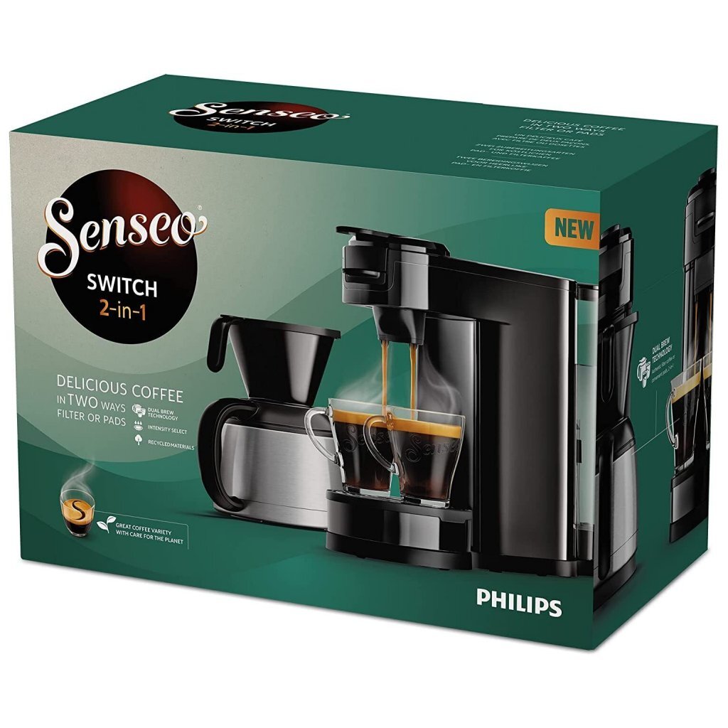 Philips HD6592/64 SENSEO Switch Pad- en Filterkoffiezetapparaat Zwart - Image 3