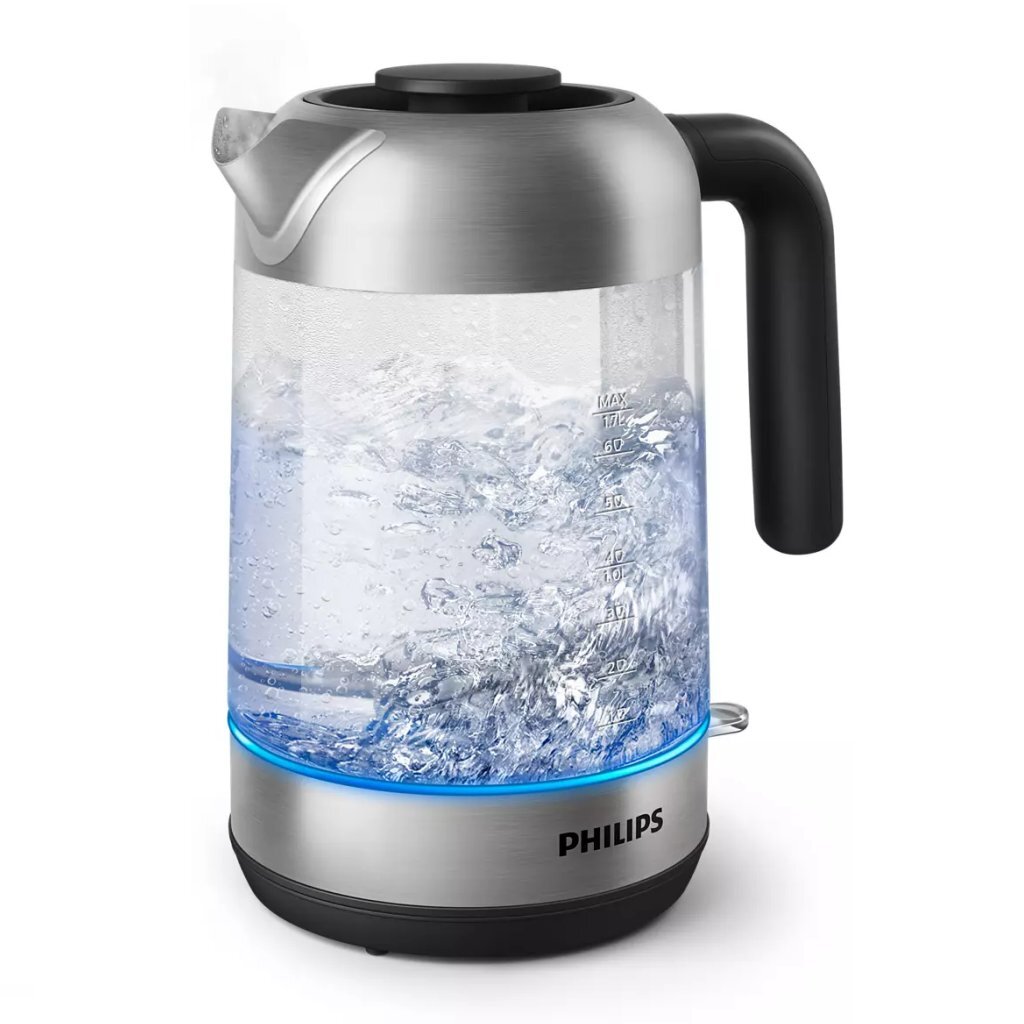 Philips HD9339/80 Series 5000 Glazen Waterkoker 1.7L 2200W RVS/Zwart - Image 2