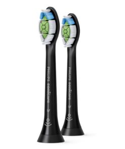 Philips HX6062/13 W2 Optimal White-Opzetborstels 2 Stuks Zwart