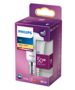 Alternative view of Philips LED 50W 640 Lumen E14 Warm Wit