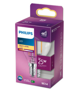 Alternative view of Philips LED Classic Kaarslamp 25W E14 Warm Wit