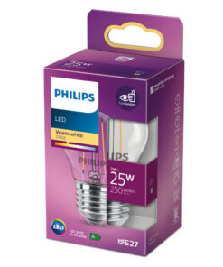 Alternative view of Philips LED Classic Kaarslamp 25W E27 Warm Wit