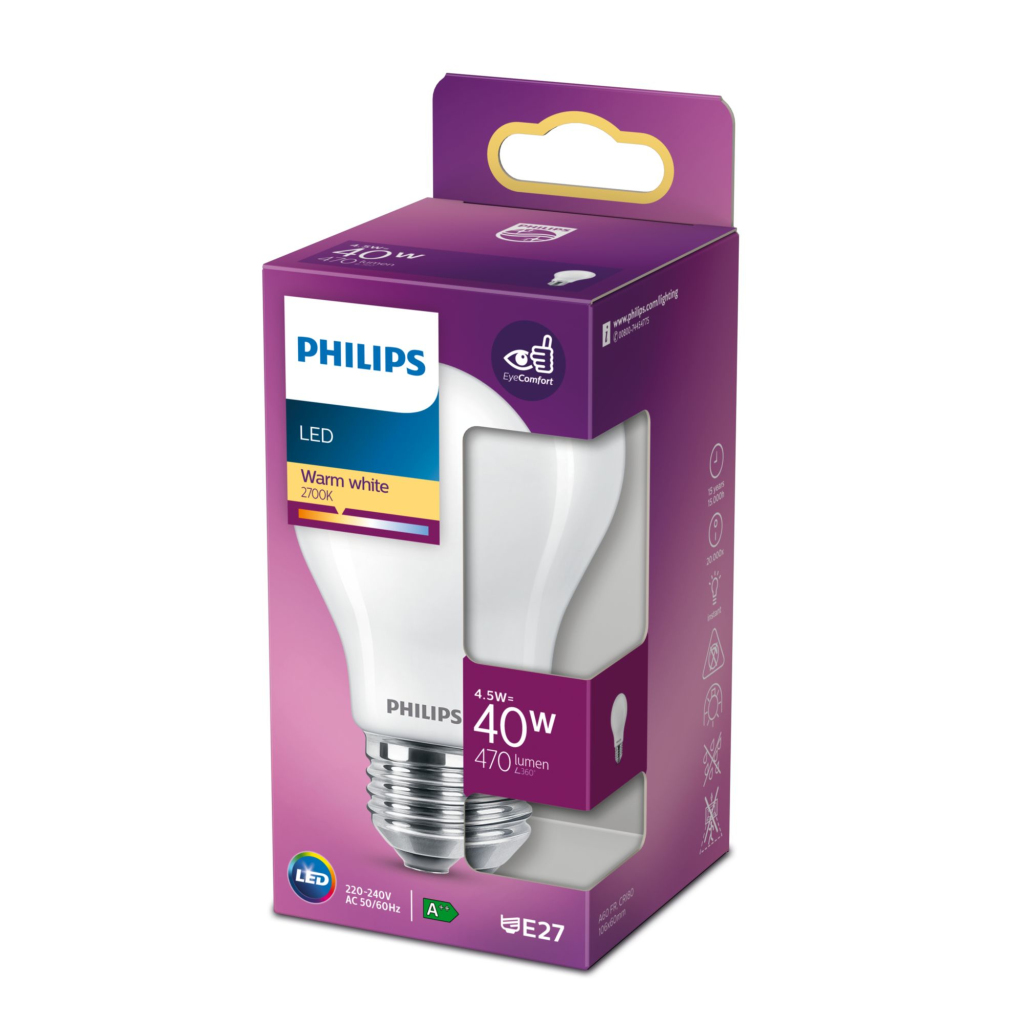 Philips LED Classic Lamp 40W E27 Warm Wit - Image 2
