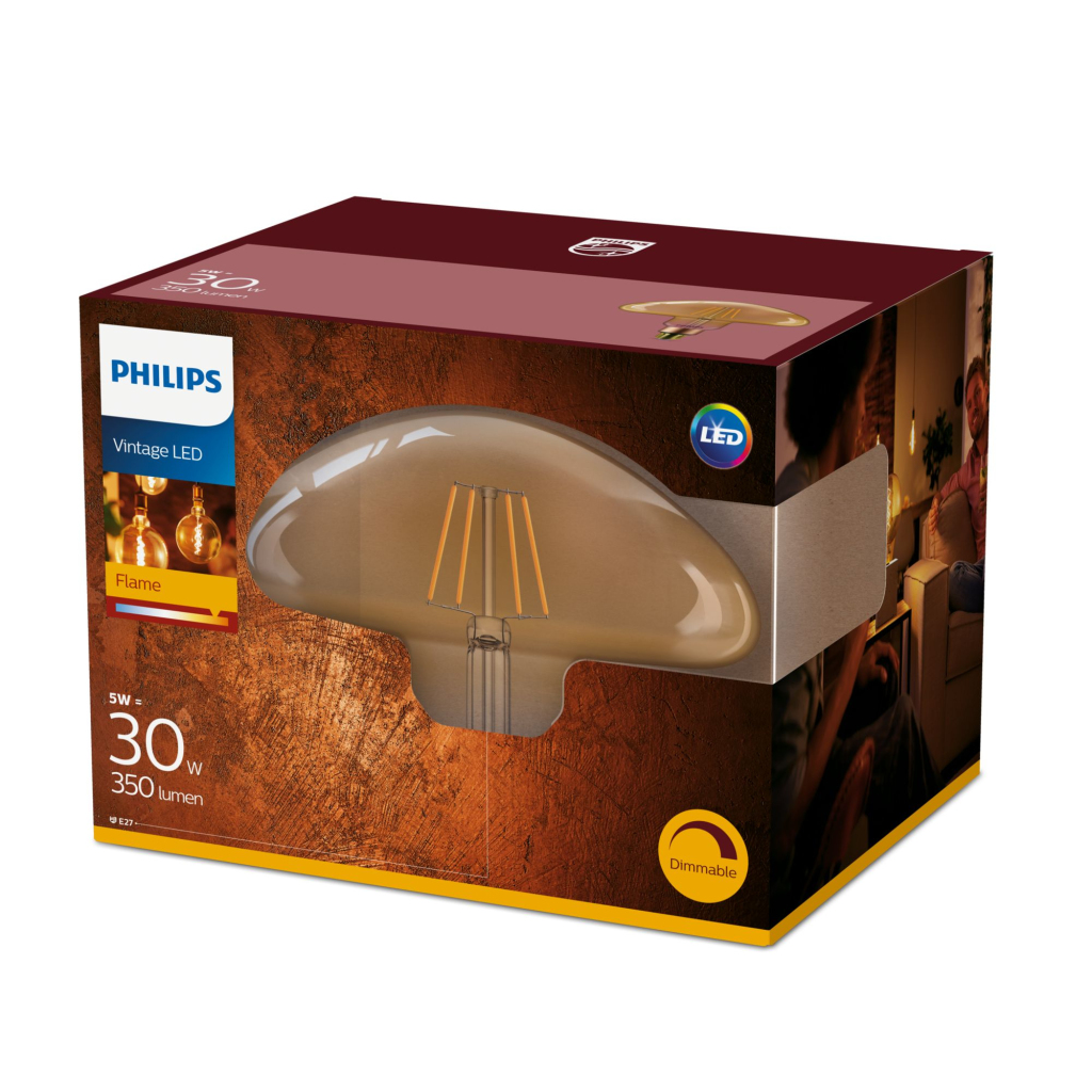 Philips LEDClassic 30W Mushroom E27 2000K GOLD D Verlichting - Image 3