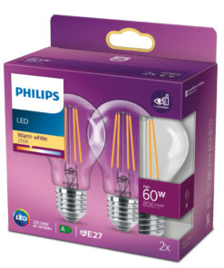 Alternative view of Philips Led Cl A60 Cl Nd 60w E27