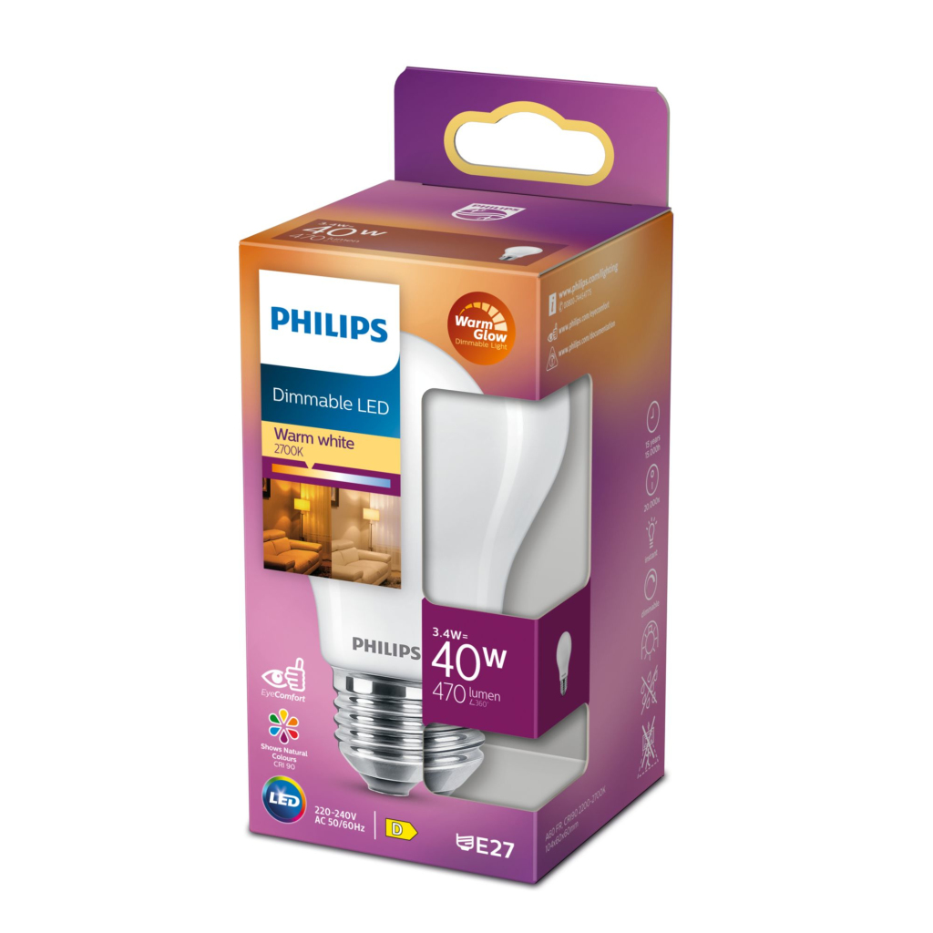 Philips Led Cl A60 Fr Wgd 40w E27 - Image 4
