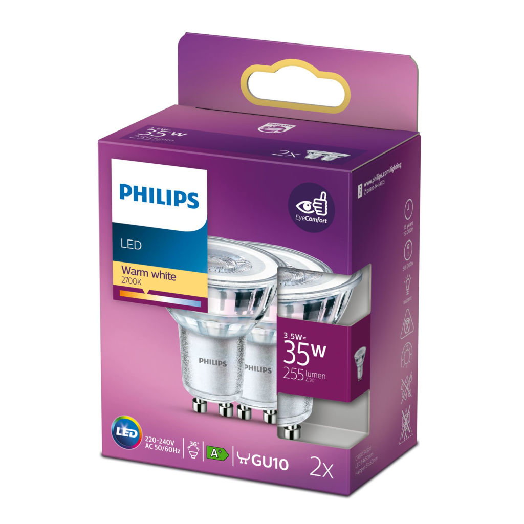 Philips Led Cl Ww 230v Nd 35w Gu10 - Image 2