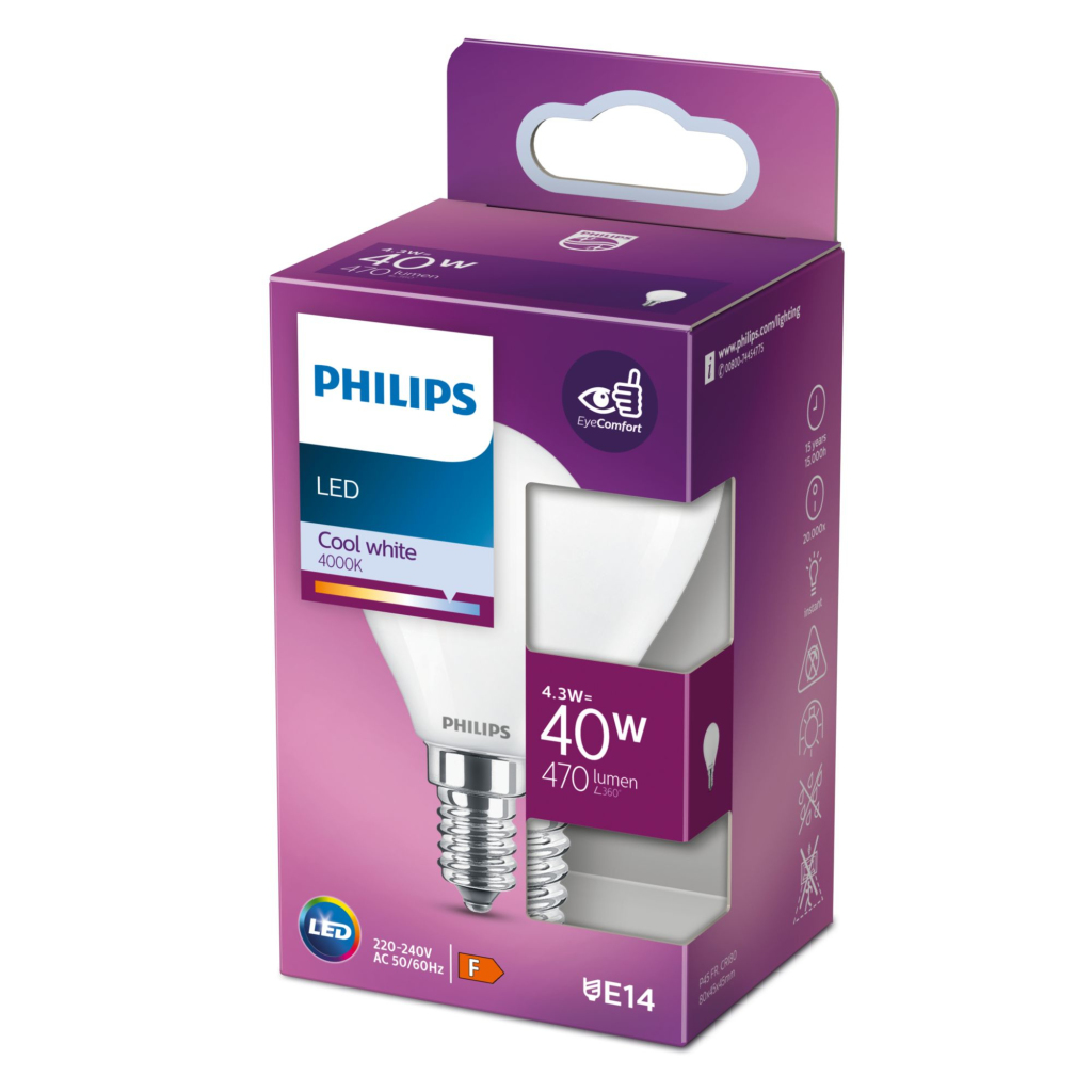 Philips Led Classic 40w E14 Cw P45 Fr Nd Rfsrt4 Verlichting - Image 4