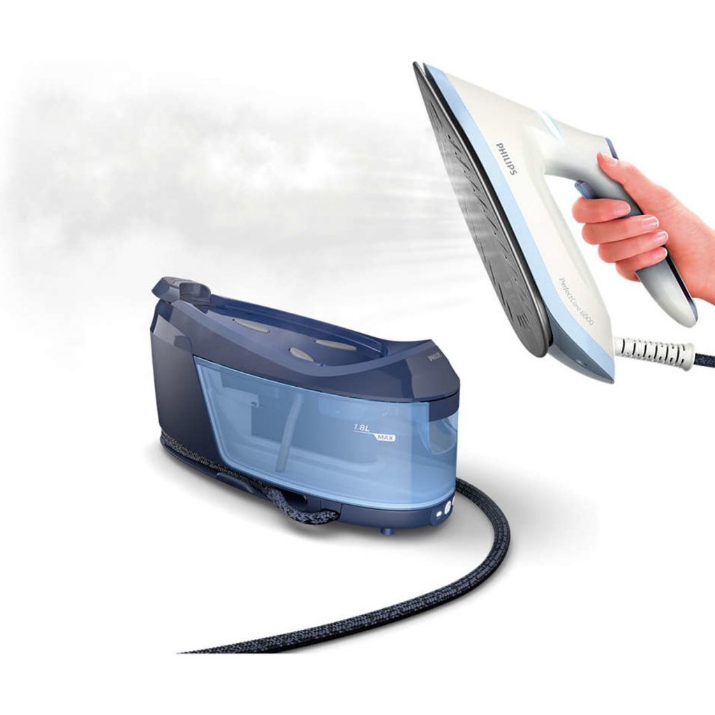 Philips PSG6026/20 6000 Series PerfectCare Stoomgenerator Blauw/Wit - Image 3