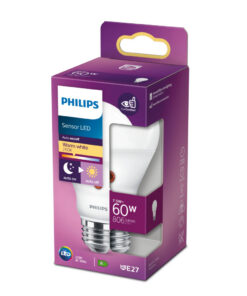 Alternative view of Philips Sensor LED Lamp 60W E27 Warm Wit