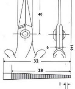 Alternative view of Piergiacomi PG-PN2005 Telefoontang 146 Mm