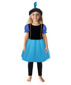 Pietenjurk 98-104 Paars/Blauw