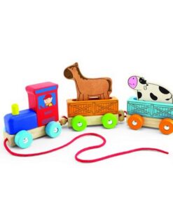 Alternative view of Pintoy Houten Dierentrein met Boerderijdieren