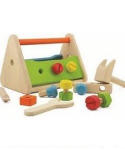 Pintoy Houten Gereedschapskist met Inhoud