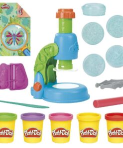 Alternative view of Play-Doh Light and Look Microscope + Licht