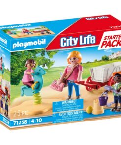 Playmobil 71258 Starter Pack City Life Kinderoppas Bolderwagen