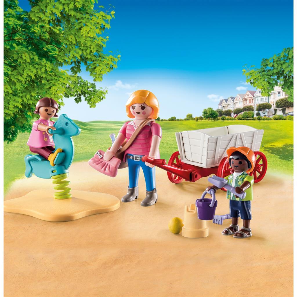 Playmobil 71258 Starter Pack City Life Kinderoppas Bolderwagen - Image 4