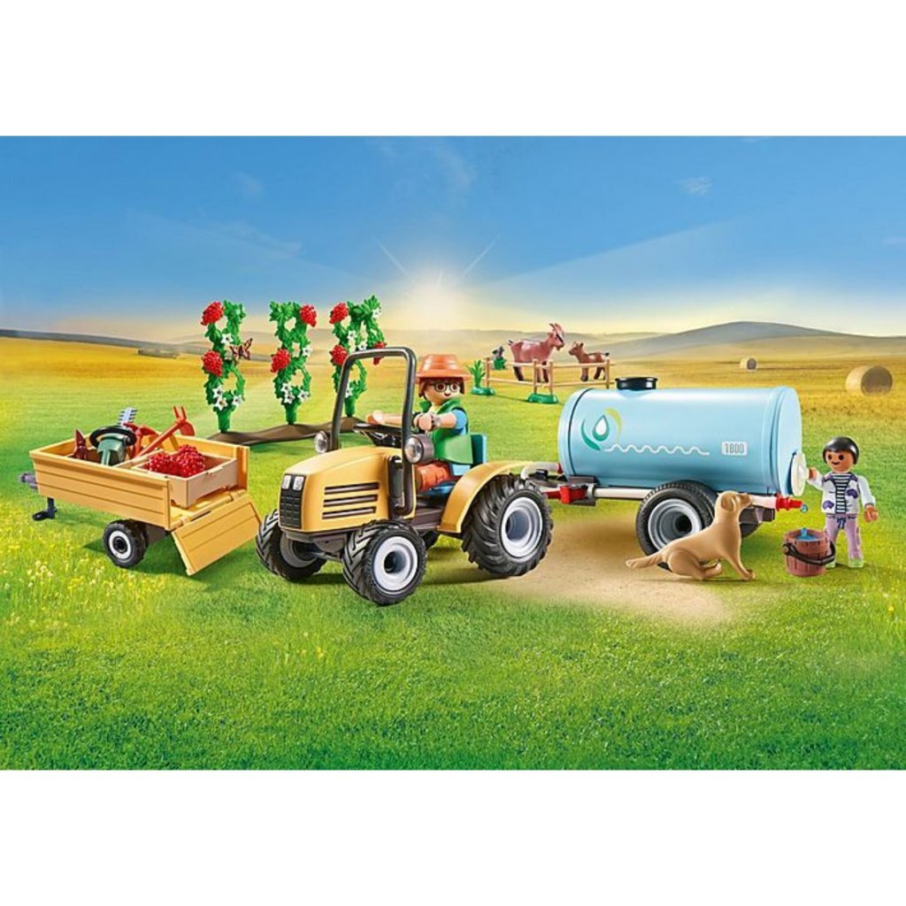 Playmobil 71442 Country Tractor met Aanhanger en Watertank - Image 4