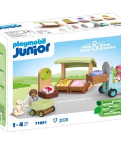 Playmobil 71691 Junior Biologische Marktkraam en Heftruck