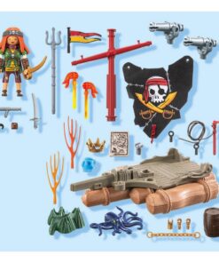 Alternative view of Playmobil 71794 Pirates Piratenvlot met Schat