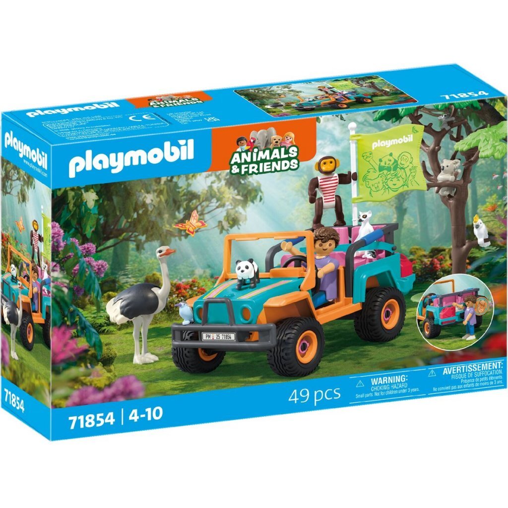 Playmobil 71854 Animals & Friends Kleurrijke Terreinwagen