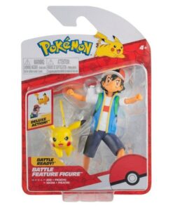 Pok&eacute;mon Battle Feature Figuren Ash en Pikachu