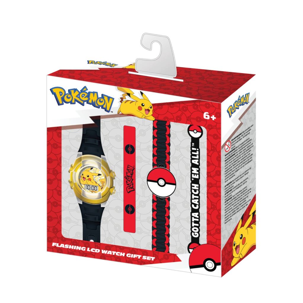 Pokémon LCD-Horloge Cadeauset