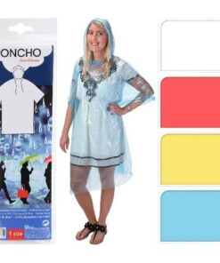 Poncho Festival Volwassene Assorti