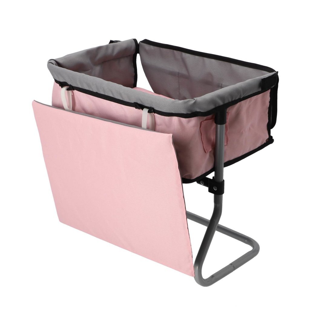 Poppen Verzorgingstafel 39x25x39 cm Grijs/Roze - Image 3