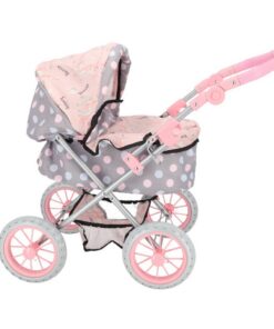 Alternative view of Poppenwagen 65x35.5x75 cm Grijs/Roze