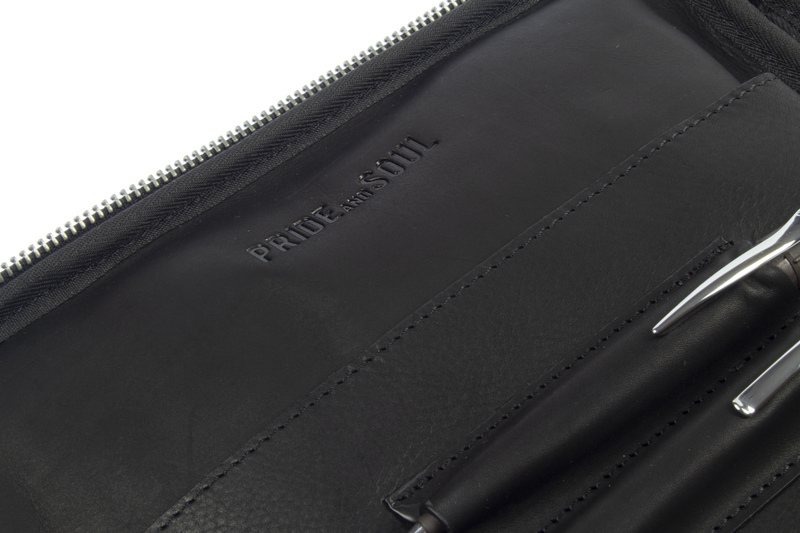 Pride and Soul JU-47533 Schrijfmap-tablethoes TERRA Zwart Leer - Image 3