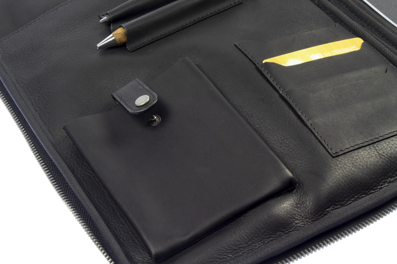Pride and Soul JU-47533 Schrijfmap-tablethoes TERRA Zwart Leer - Image 5