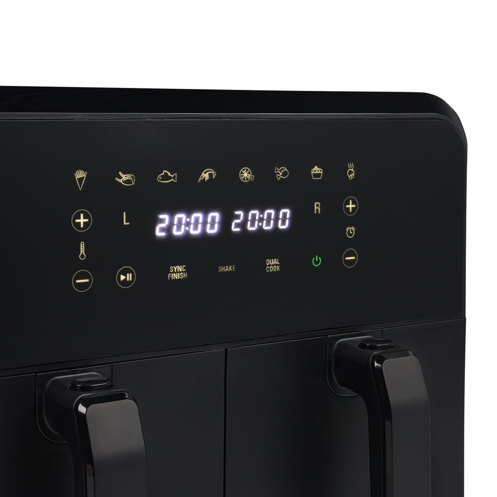 Princess 182068 Dubbele Heteluchtfriteuse 8L 2400W Zwart - Image 3