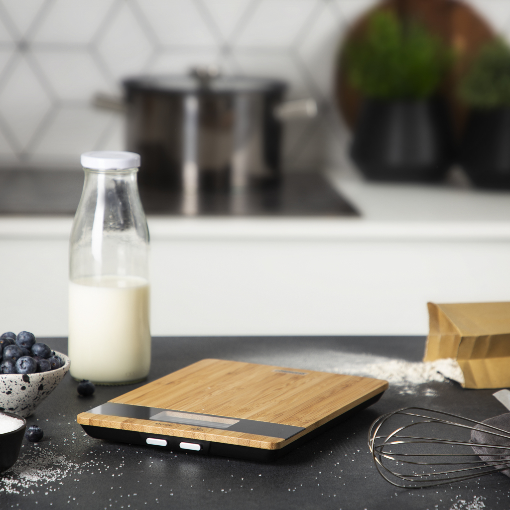 Princess 492944 Digitale Keukenweegschaal Bamboo/Zwart - Image 5