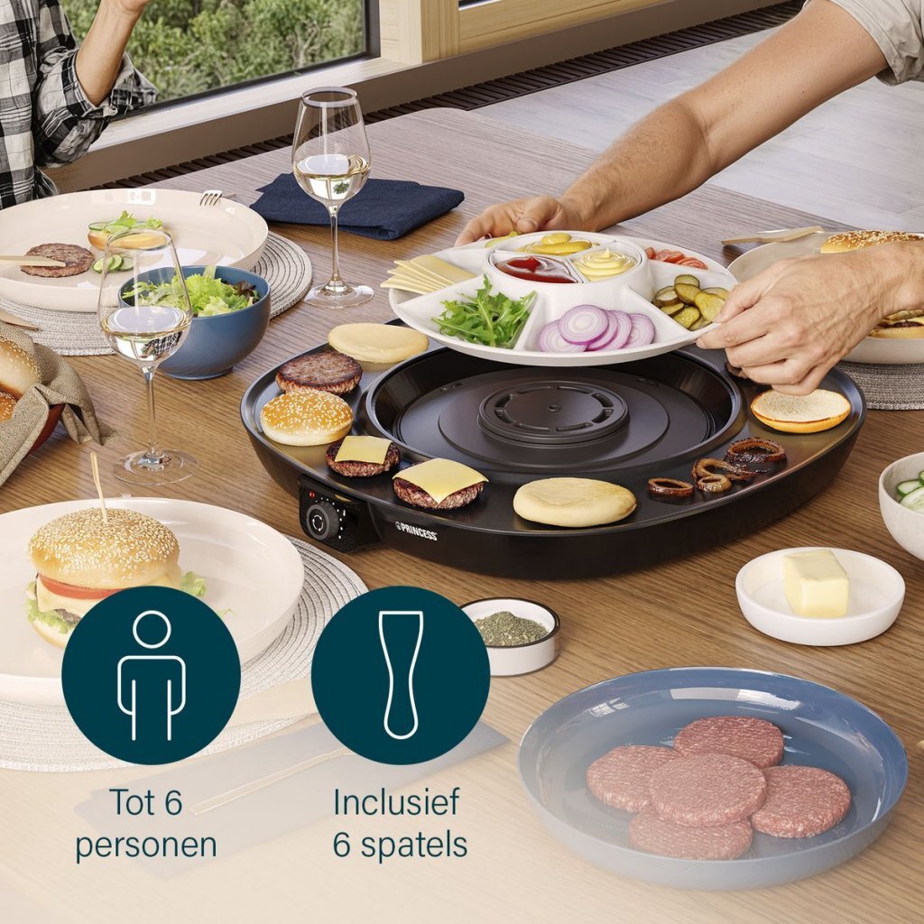 Princess Table Chef Pirouette Gourmetstel Zwart - Image 5